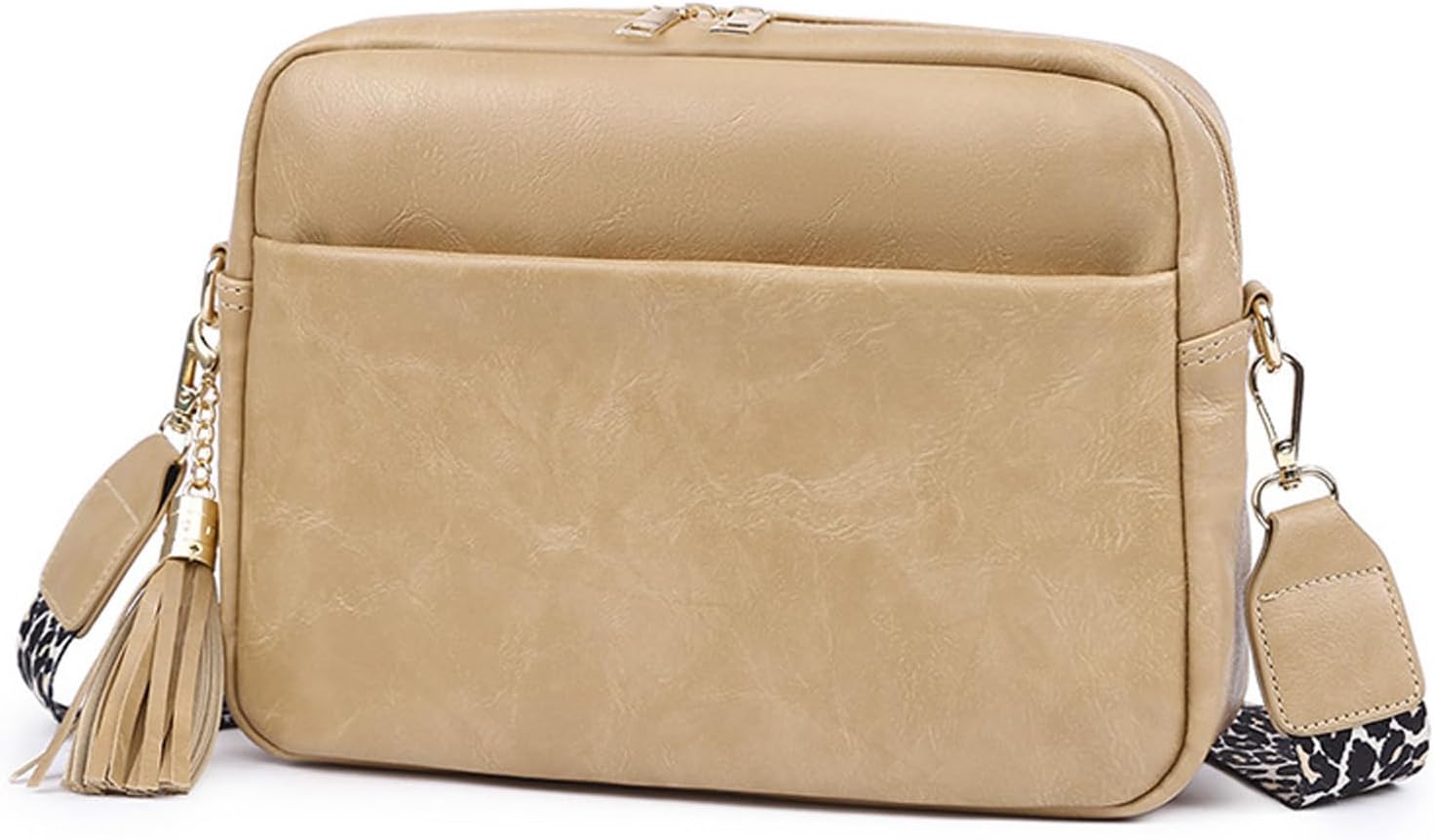 MXDVSN Vrouwen PU Lederen Schouder Crossbody Tassen Grote Capaciteit Bagage Bakken Dames Outdoor Satchel Casual Handtassen Messenger Reistassen, Bruin