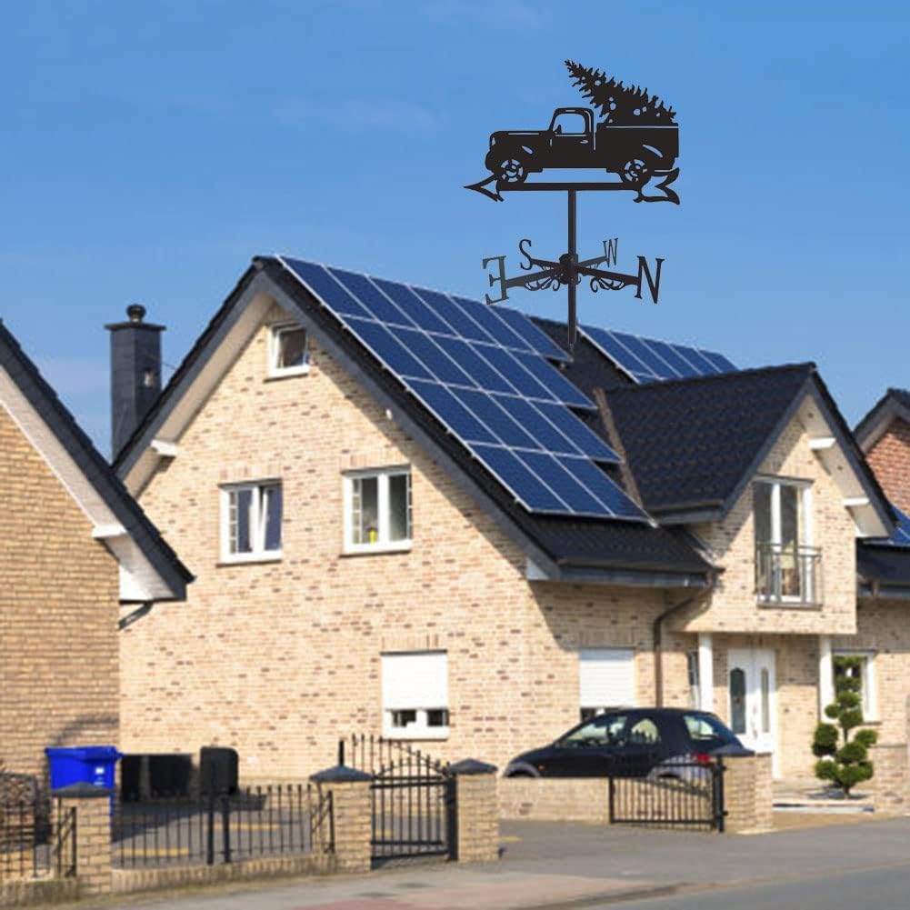 メタル風見台、ルーフマウント付きステンレススチール風見台、屋外