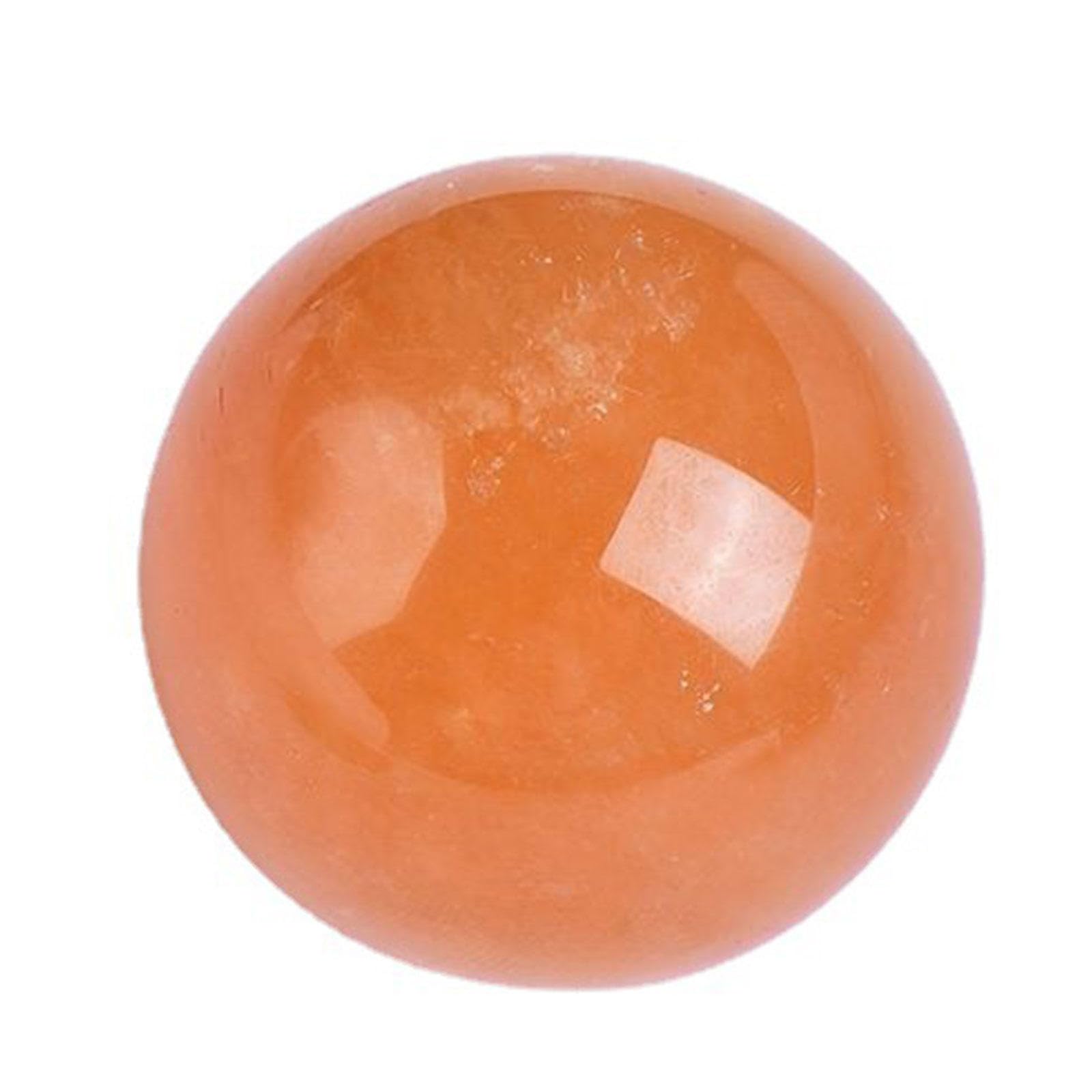 FOPURE Citrine Crystal Sphere Ball Polished Stones Gemstones Feng Shui Ornament for Home Office Decorative,80mm