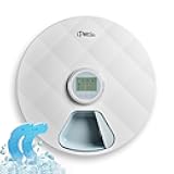 Brioche Automatic Wet Food Feeder for Pets - Cordless Fresh Can Dispenser with Two Ice Packs and BPA-Free ABS Food Tray