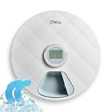 Brioche Automatic Wet Food Feeder for Pets - True 6-Meal Cordless Fresh Can Dispenser with Two Ice Packs&comma; Perfect for Newborn Senior Sick Cats and Small Dogs