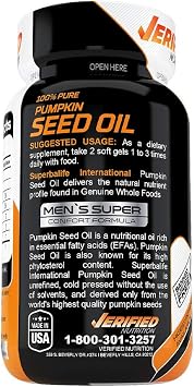 1 Month 100% Pure Pumpkin Seed Oil