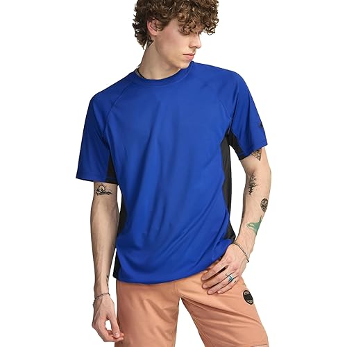 TSLA Men's Rashguard Swim Shirts, UPF 50+ Protection Quick Dry, Stretch Comfort Fit, Flatlock Seams, Outdoor & Water Sports