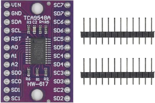 10pcs TCA9548A IIC Multi-Channel Expansion Module 8-Channel I2C Communication Development Board with Reset Function for Arduino