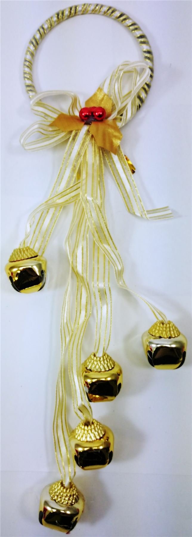 Concept4u Gold Concept4u® 30Cm Stunning Jingle Bells Door Hanger Christmas Decoration (Dp27)