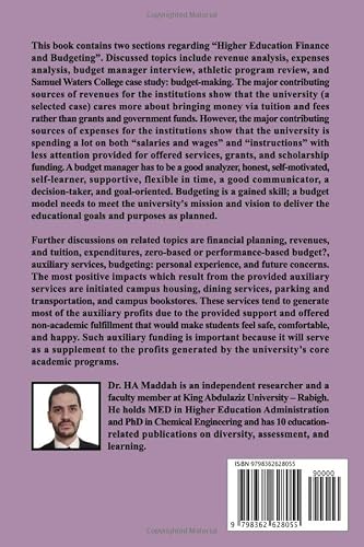 Higher Education Finance And Budgeting: Revenue And Expenses Analysis, Case Studies, Financial Planning, And Auxiliaries #TOP1
