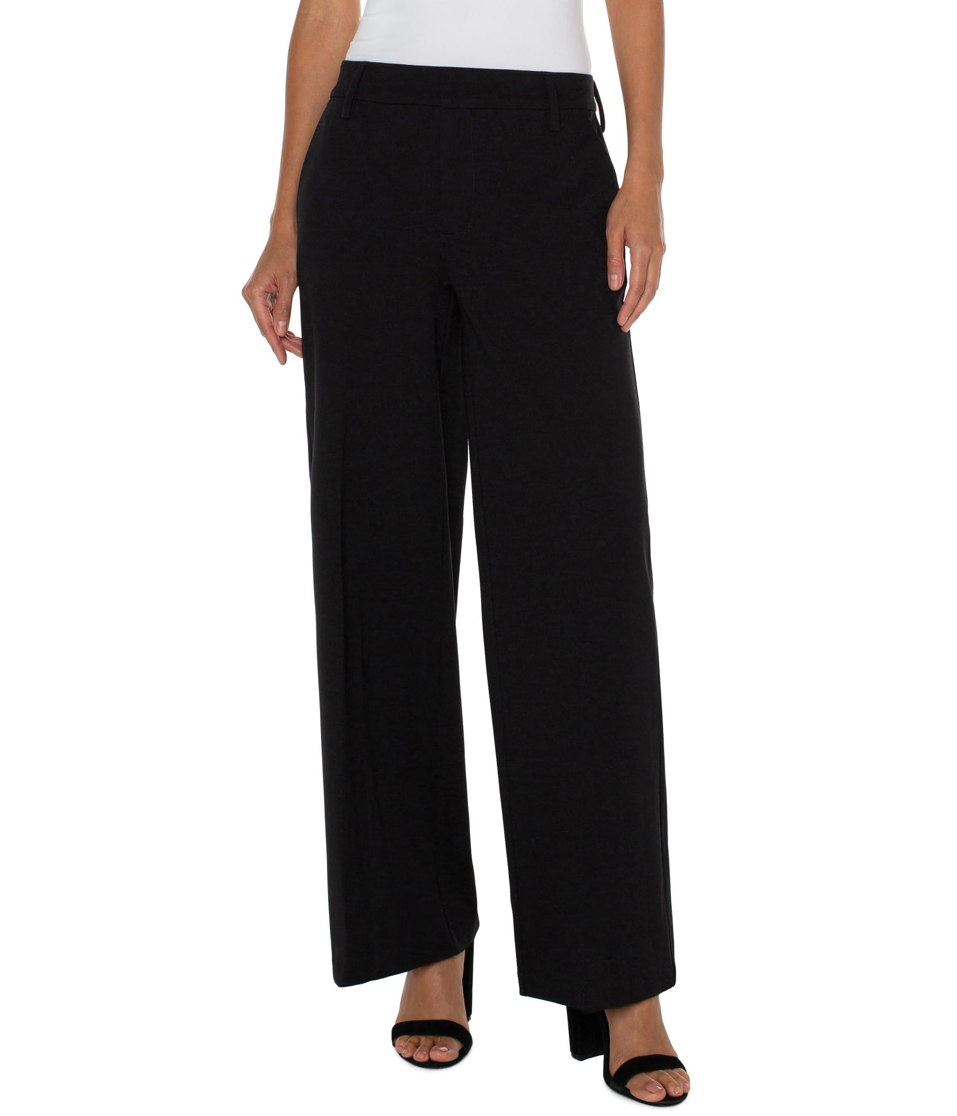 Liverpool Womens Kelsey Wide Leg Trouser Ponte PantDress Pants