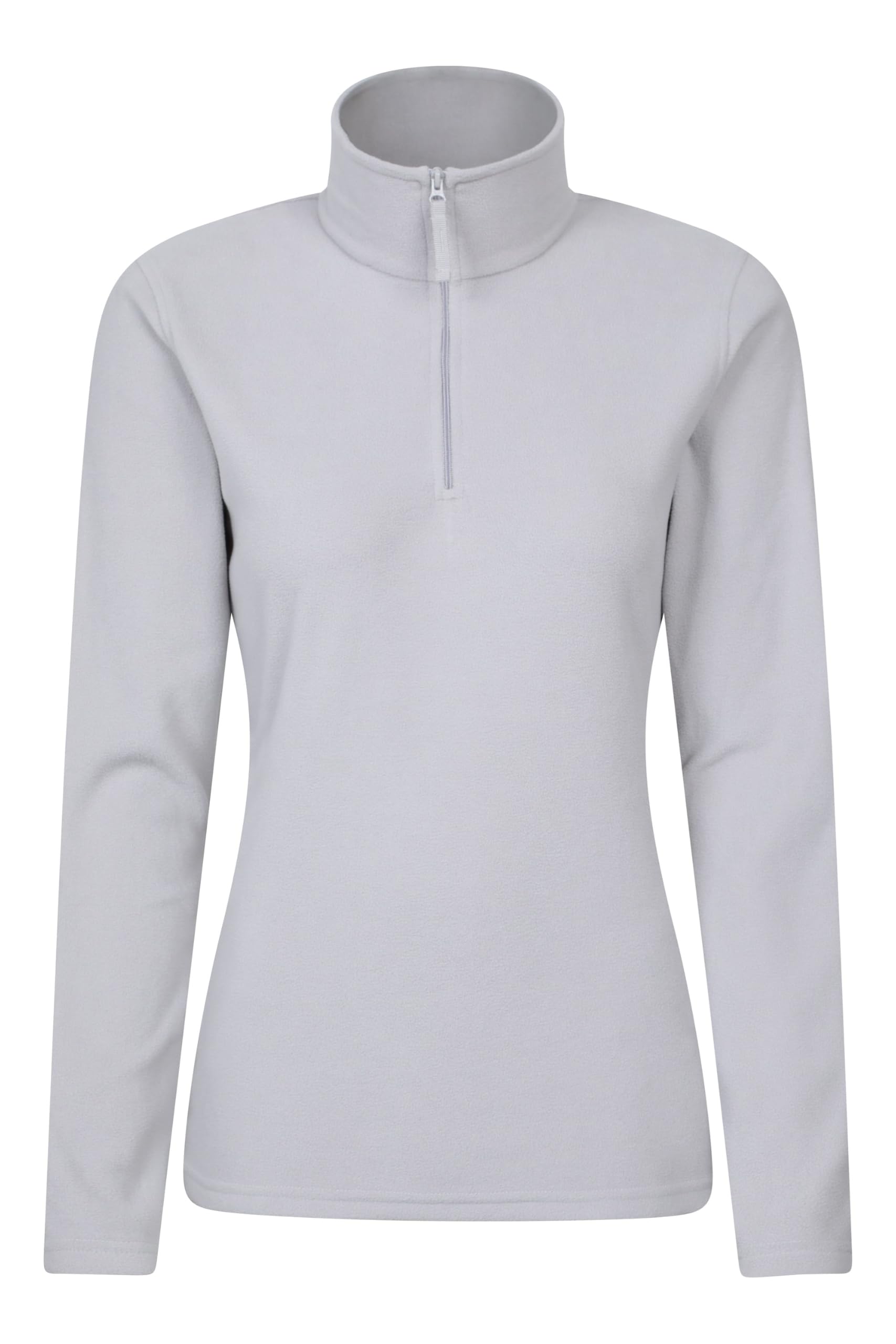 Mountain Warehouse Women's Charcoal Camber Half Zip Pullover Antipill Fleece Top In | Size: Medium