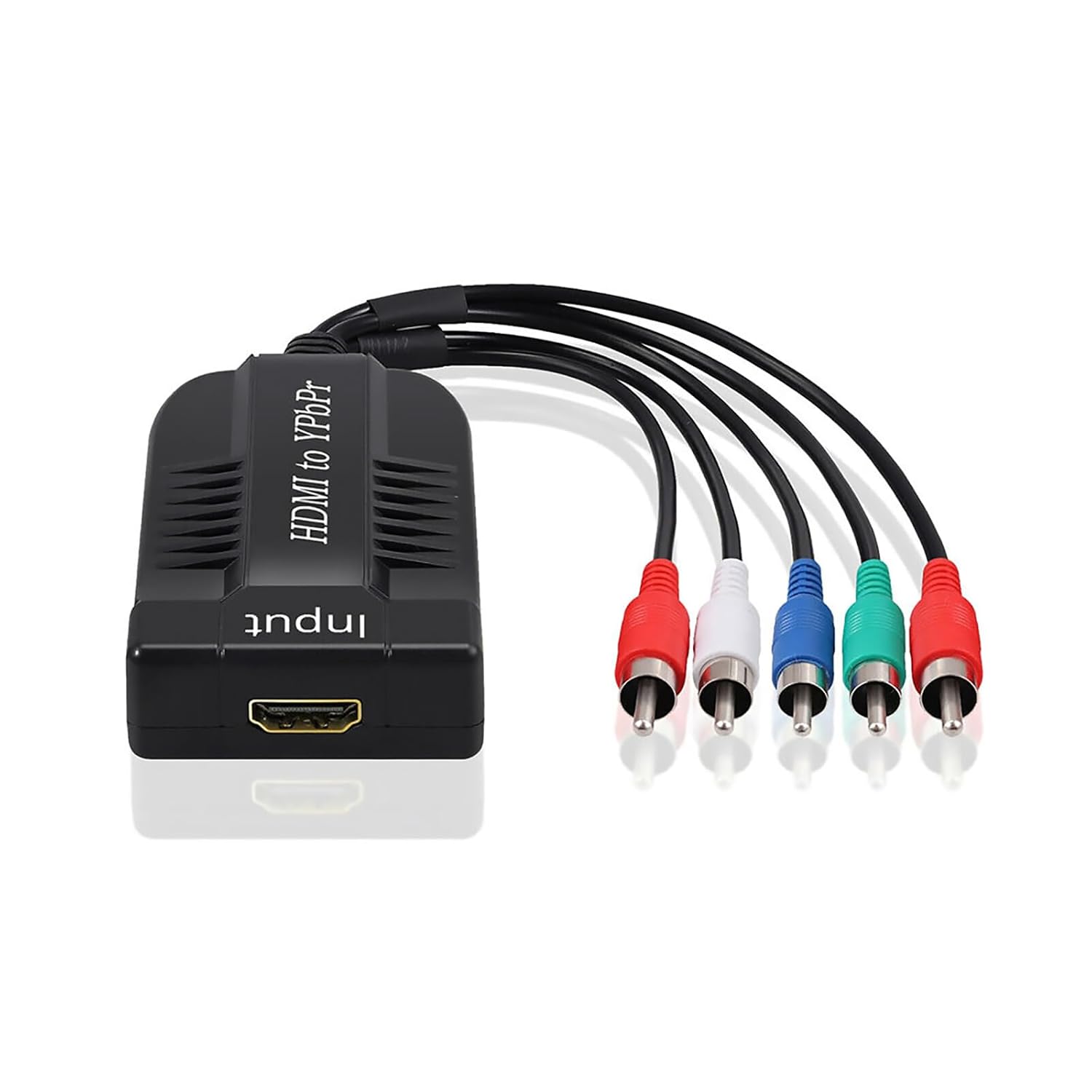 HD to YPBPR Male Converter Supports 1080P Video Audio Converter Adapter 5RCA RGB R/L Audio Output