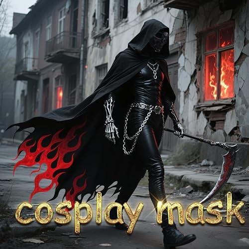 Miniatura 4 de Máscara Airsoft de Cara Completa con Gafas HD, Máscara de Calavera y Esqueleto para Paintball, Ideal para Halloween, Cosplay, Juegos de Paintball,