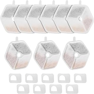 9Pcs Replacement and 9Pcs Sponges Set, Steel Metal