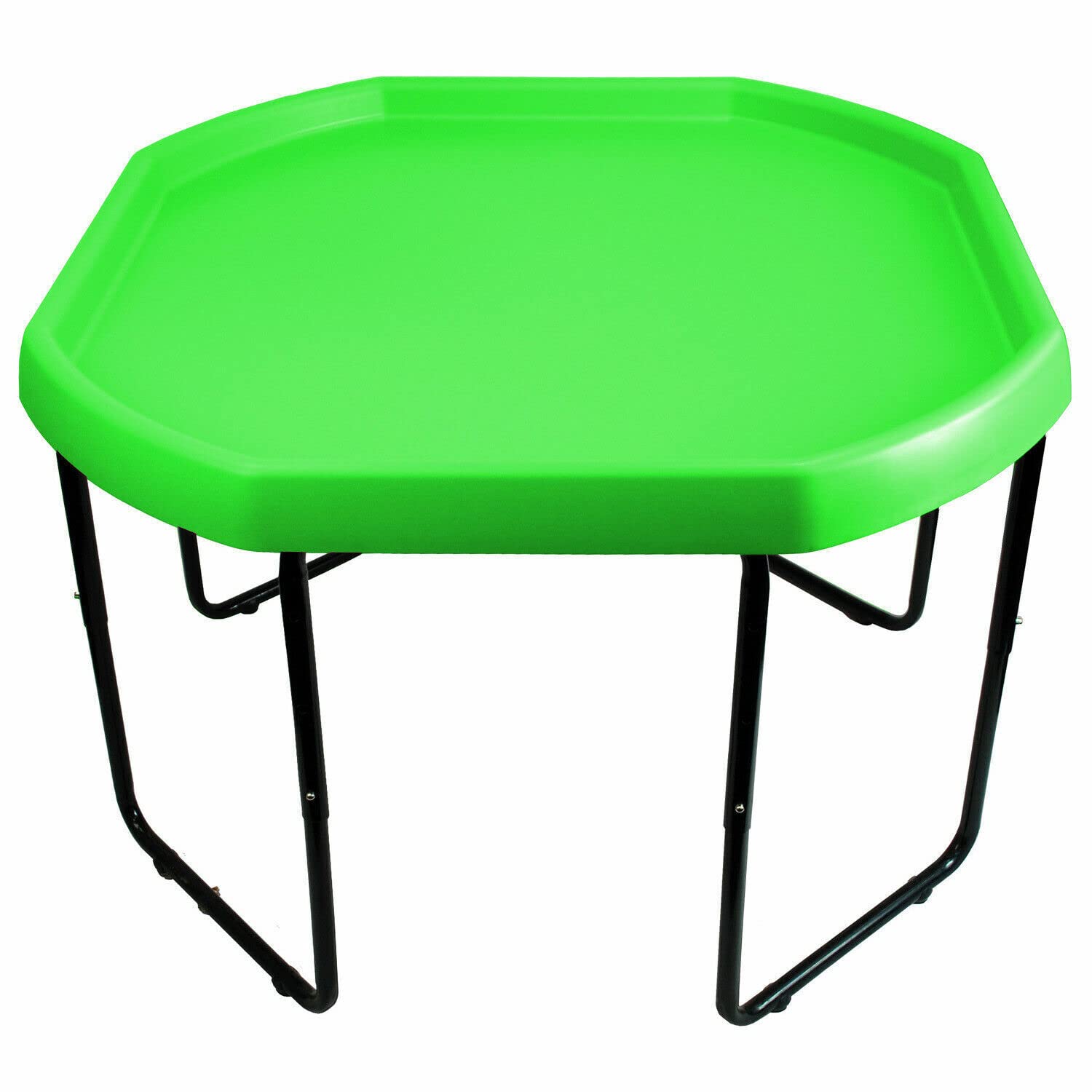 Large 100cm Coloured Mixing Tray AND Height Adjustable Stand Included - For Fun & Messy Sand, Water & Glitter Play in School and Nursery or Home and Garden (Lime Green)