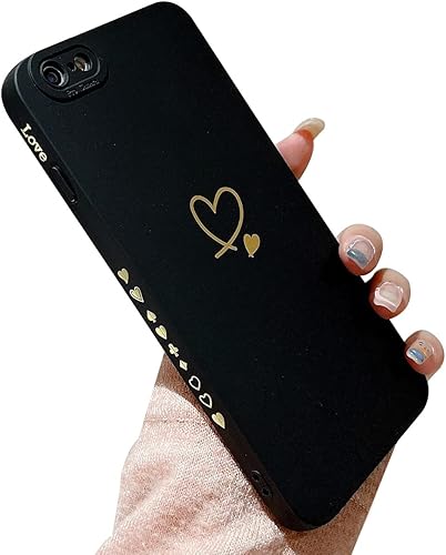 Miniatura 1 de RRFNNF Funda de astronauta compatible con iPhone 6 iPhone 6s con bonito soporte oculto de astronauta chapado suave de TPU a prueba de golpes para