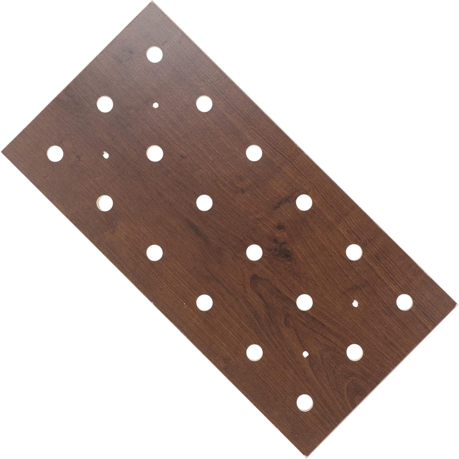 Wooden Pegboard Wall Organizer No Drill Wall Storage Rack for Kitchen Garage Multi-Functional Pegboard Hooks for Easy Tool Accessory Storage