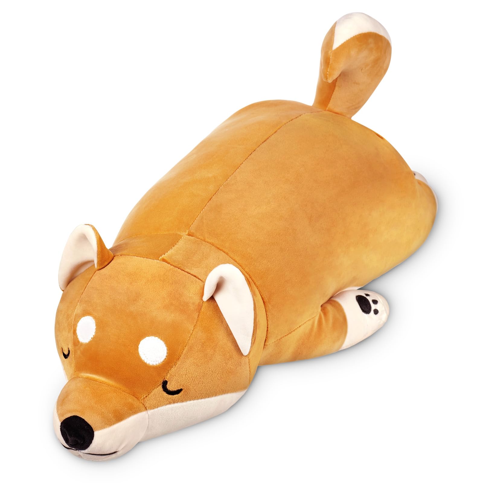 CoolChange Duża poduszka Shiba Inu przytulanka dla psów, przytulanka dla psów, 65 x 25 x 30 cm
