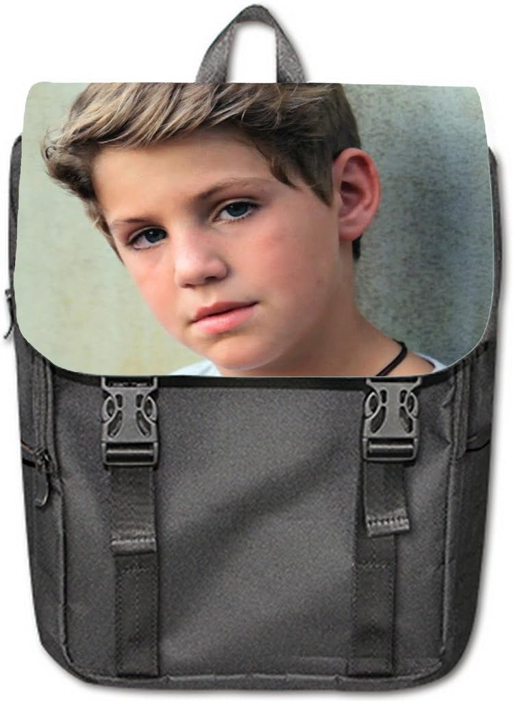 Halocow Custom Mattyb Casual Shoulders Backpack unique design Black