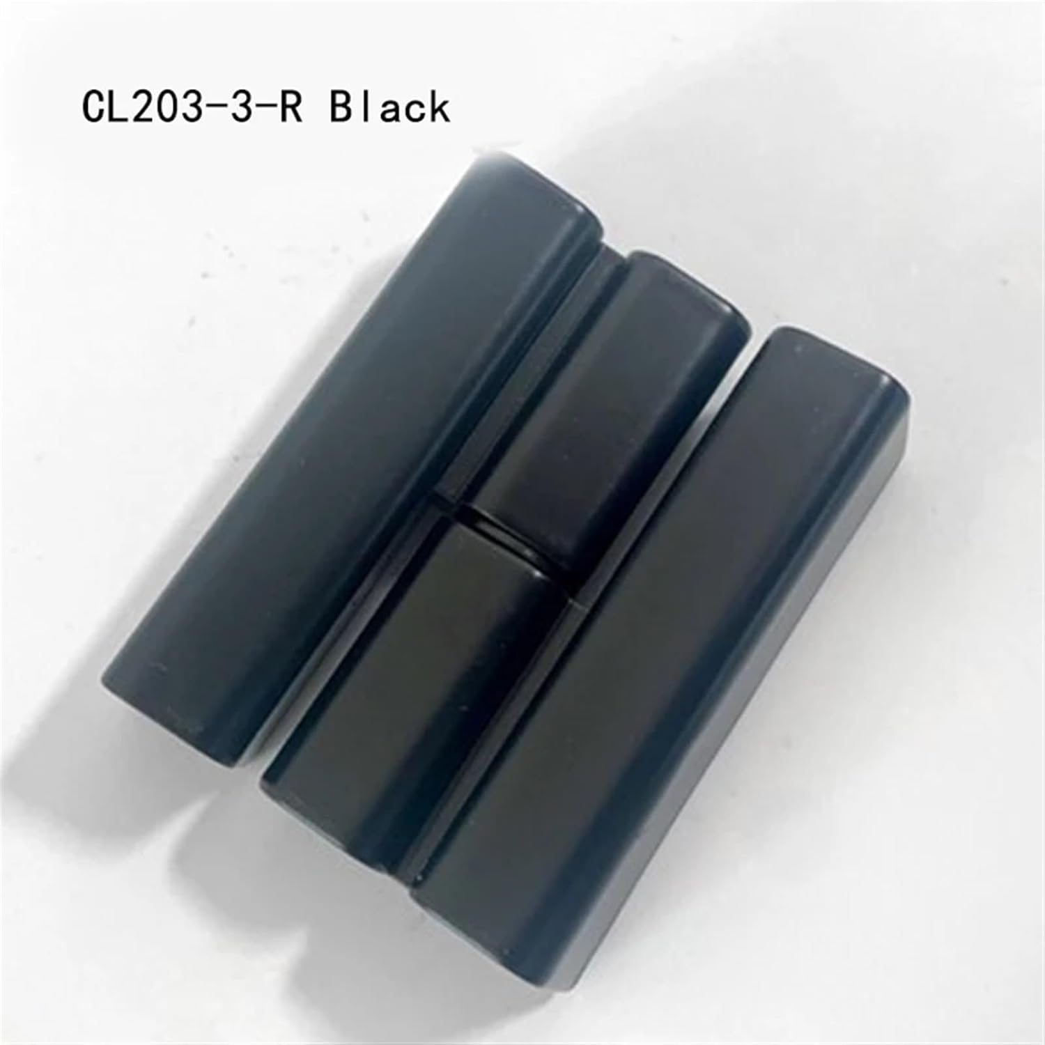 Zinc Alloy Cabinet Black/Silver Hinges Symmetrical Detachable for Fire/Communication/Cabinet Industrial Furniture Gate (Color : 3PCS-Right-Black)