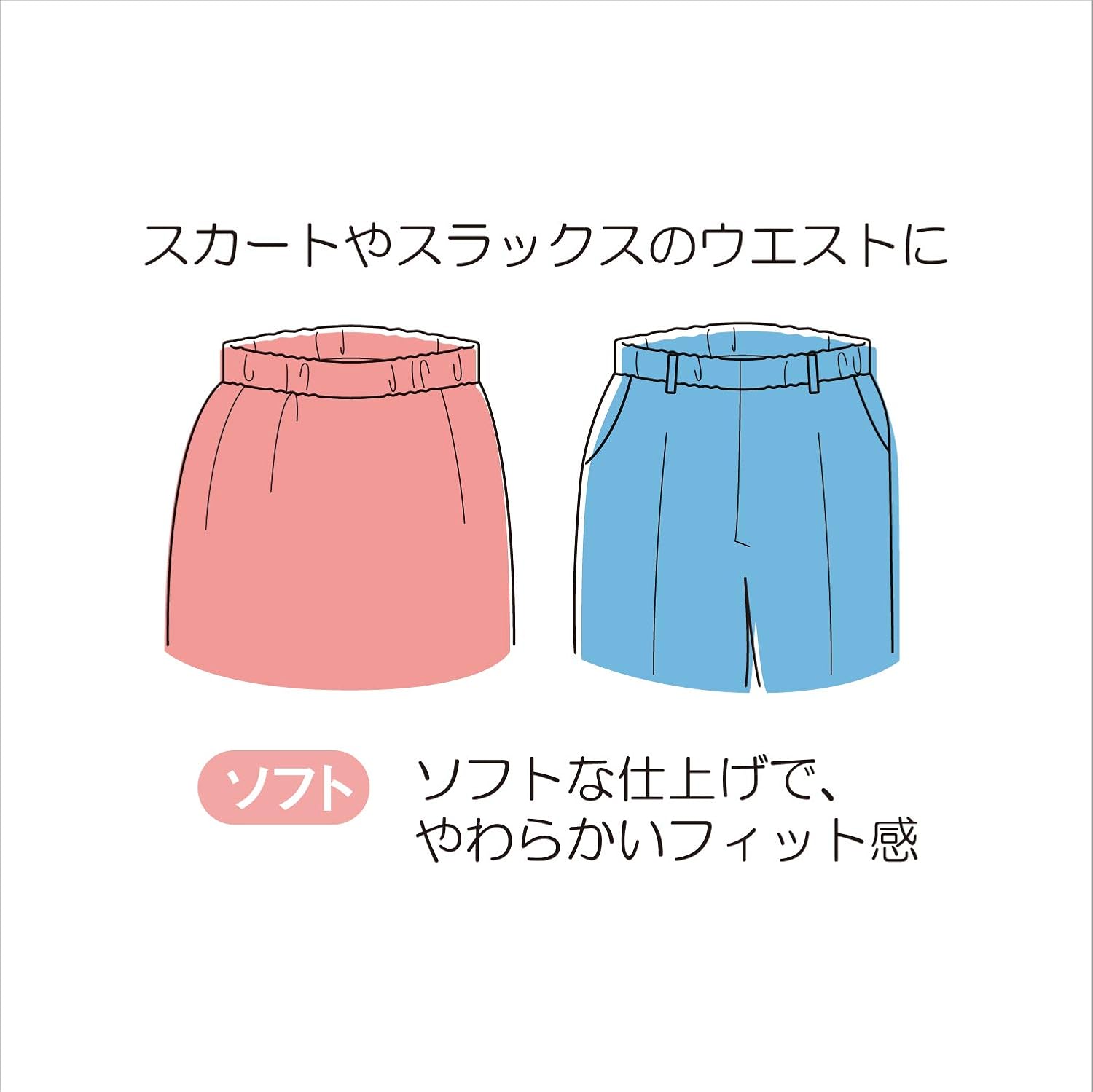 KIYOHARA SUN41-29 Sanko Woven Rubber Soft 9.8 ft (3 m), 1.0 inch (25 mm) Width, White