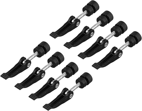 8-Pack Lawn Mower Handle Knob Nut Bolt Set| Quick Press Adjustment Hand Screw for Easy Installation| High-Strength Metal and Plastic Replacement Parts with Textured