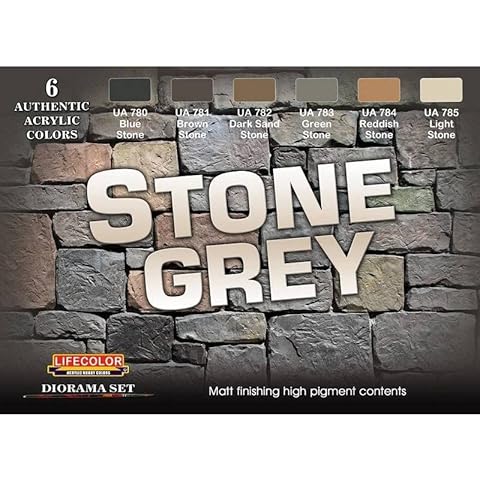 lifecolor Stone Grey Paints Cover