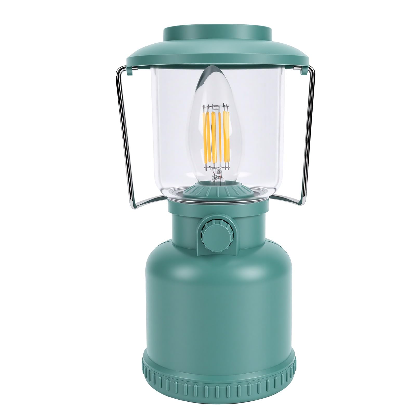 Lanterna da Campeggio, Luce Portatile 400 Lm IP68 Impermeabile | Batteria 1800mAh Fino a 35 Ore, Gancio, Luce D’emergenza e Candela Calda