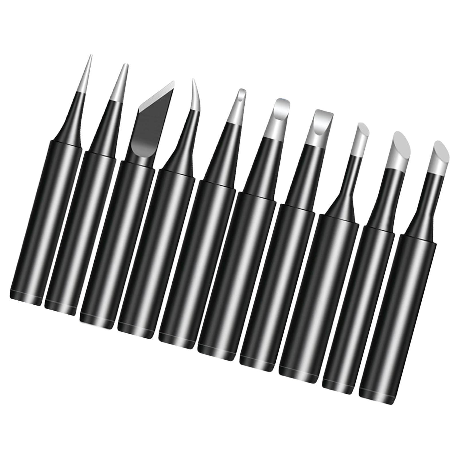 Buxuaaaa B 10Pcs Soldering Its Lack Alloy Welding Tips Solder Iron Tip Soldering Iron For Solder Station Electric Replacement Tips