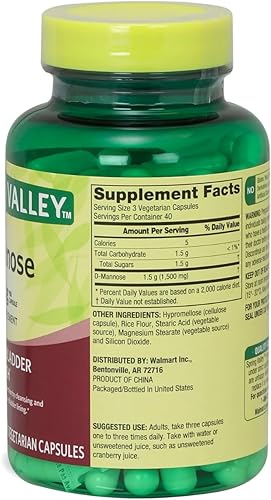 Miniatura 2 de Spring Valley D-Manosa 500 mg, 120 unidades + adhesivo STS.