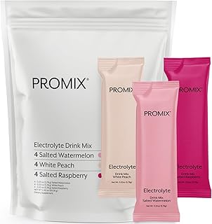 Electrolytes Powder Hydration Packets - Himalayan Pink Salt, Magnesium, Potassium, Vitamin C - V...