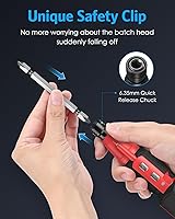 Vista 7 de AMIR Destornillador eléctrico inalámbrico, juegos de destornilladores eléctricos recargables, kit de herramientas de reparación automática portátil