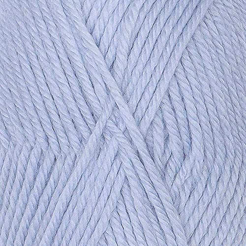 Conjunto de 3 novelos de lã 100% pura (150 gramas) peso DK – originário diretamente do Peru – celest