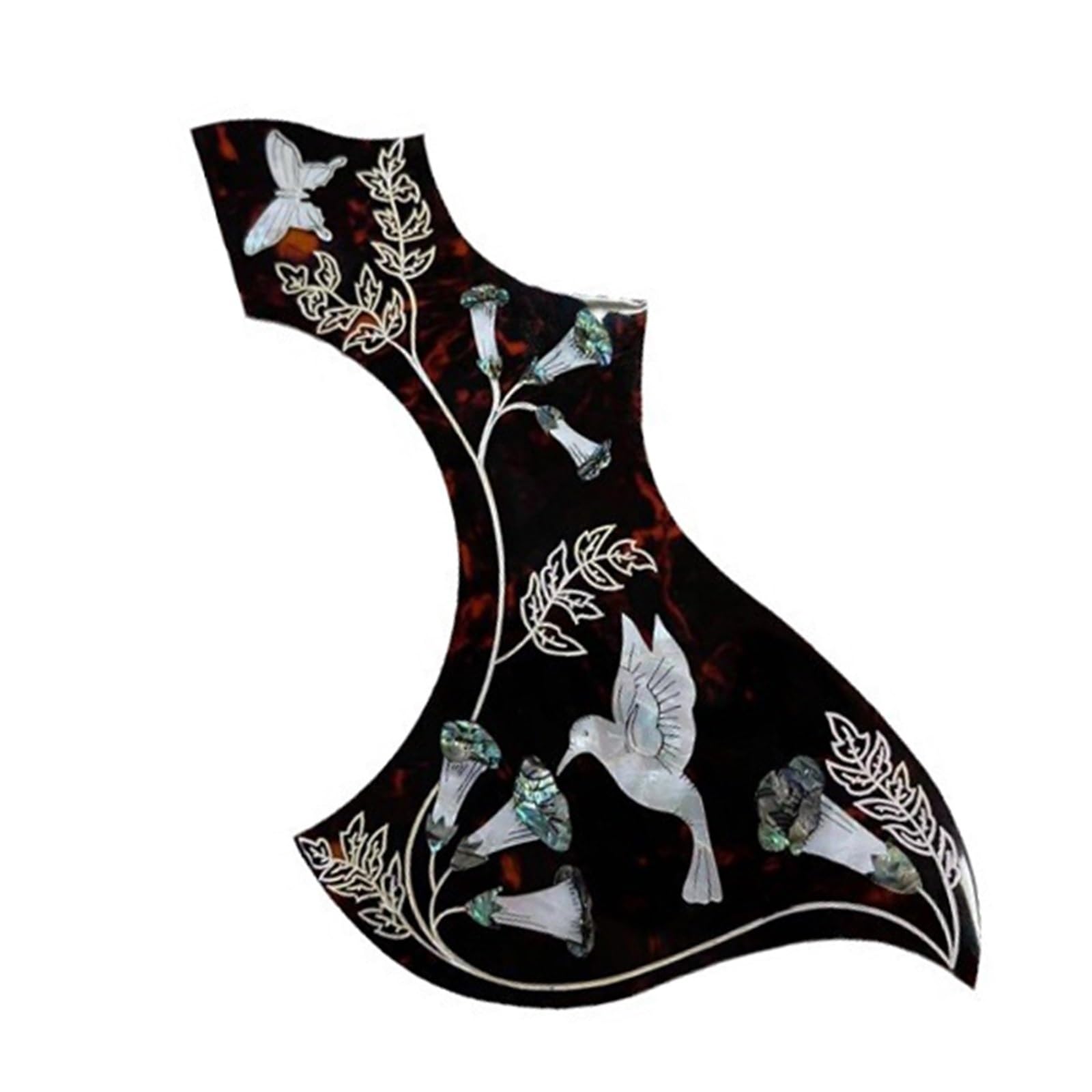 Pickguard do gitary akustycznej dla początkujących Pickguard do gitary akustycznej wykonany z celuloidu trwały i odporny na odkształcenia część zamienna do instrumentu
