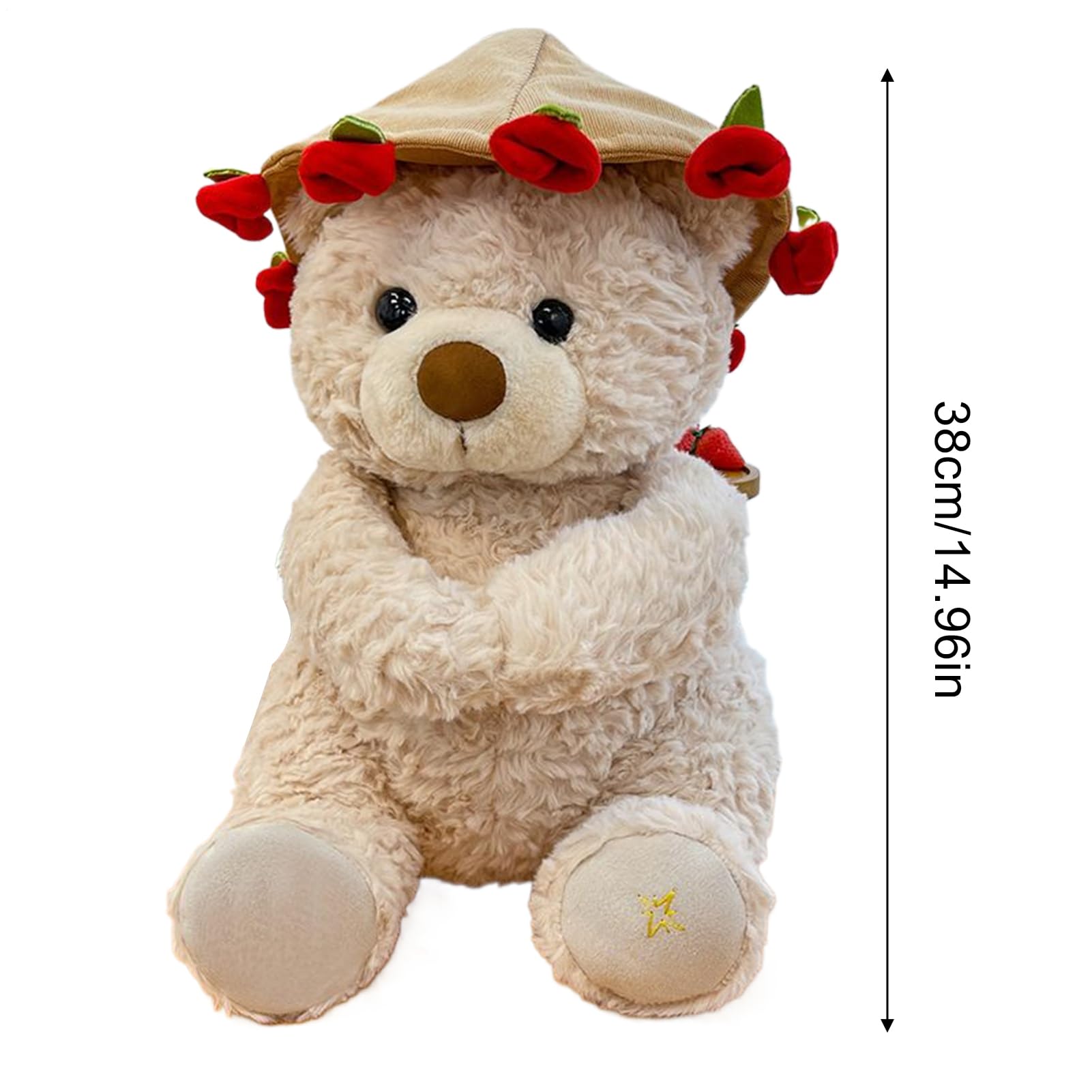 Plüschbär Kuschelig Weiche Knuddelpuppe | Weiche Plüschtiere Niedlicher Teddybären Puppe Für Erwachsene Frauen Männer Kinder Mädchen