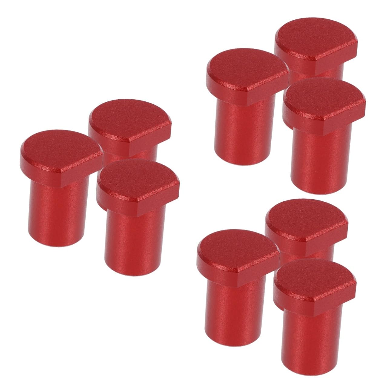 jojofuny 9 Pcs Workbench Stop 20 Mm Bench Dogs Tabletop Cookie Jar Aluminum Alloy Halloween