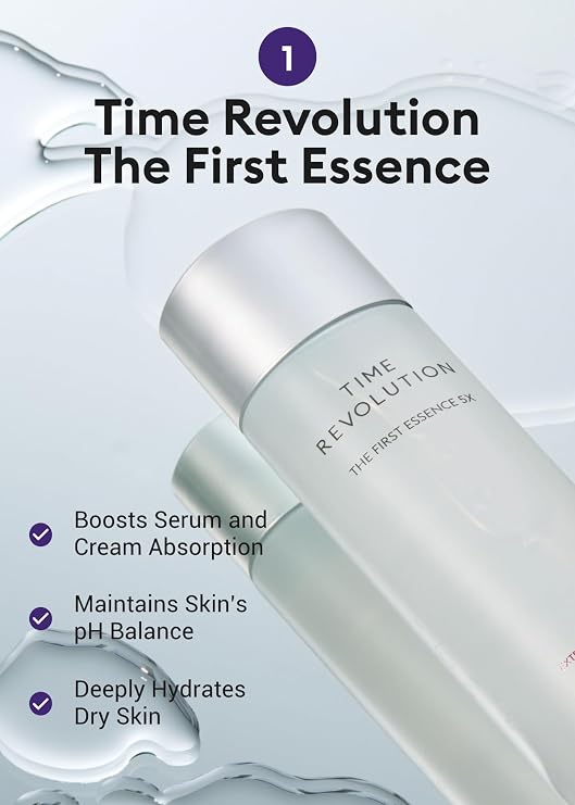MISSHA Time Revolution Gift Set The First Essence & Night Repair Ampoule 5X
