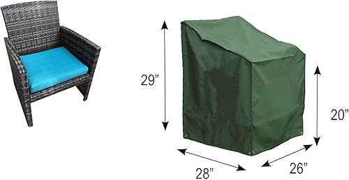 Miniatura 5 de Bosmere - Funda para silla de exterior, resistente al agua, 91,4 x 91,4 x 91,4 x 91,4