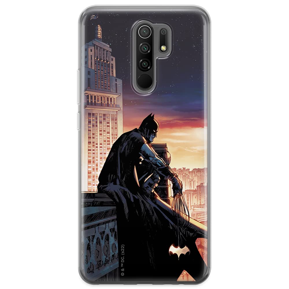 ERT GROUP custodia per cellulare per Xiaomi REDMI NOTE 9 originale e con licenza ufficiale DC, modello Bat Girl 004 adattato in modo ottimale alla forma dello smartphone, parzialmente trasparente