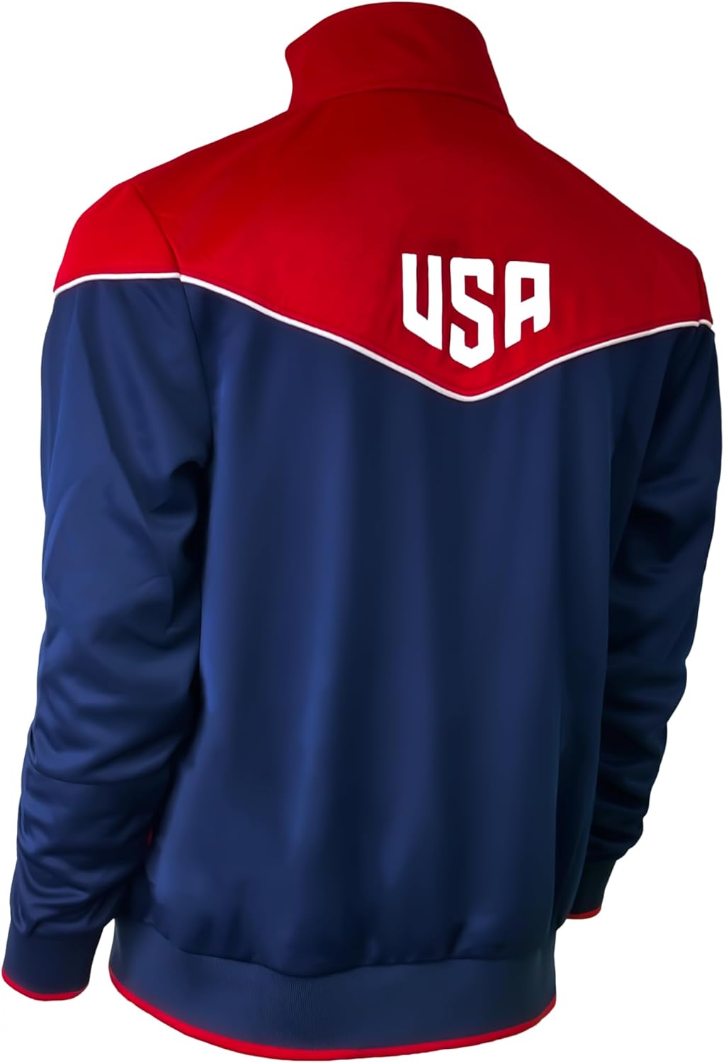 Icon Sports Officially Licensed Men's U.S. Soccer Jacket, USA Soccer Full Zip Track Jacket Adult Sizes - Image 5