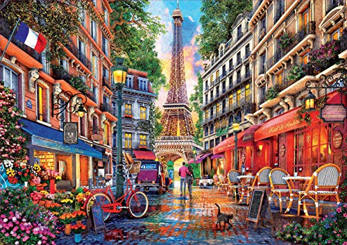 Educa - Puzzle 1000 Pezzi Parigi, Dominic Davison | Puzzle Città Romantiche | Misura 68X48 Cm | Include Colla Fix | Per Adulti 14+ (19019) - 3
