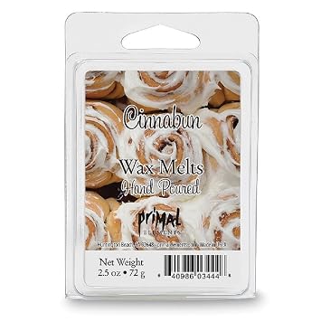 Primal Elements Wax Melt, Cinnabun, 2.5 Ounce