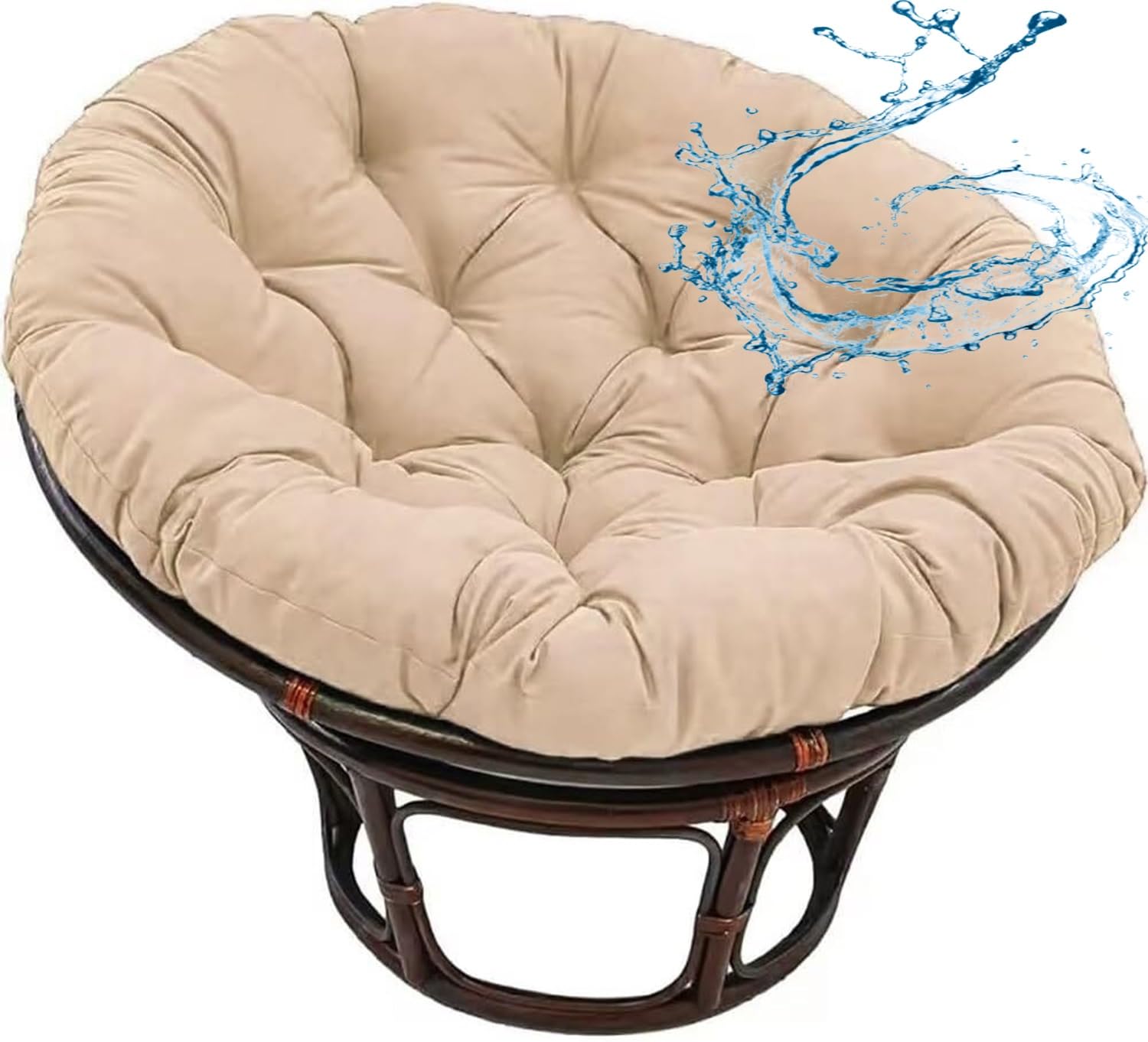 Coussin de chaise suspendu imperméable 100 cm pour intérieur et extérieur