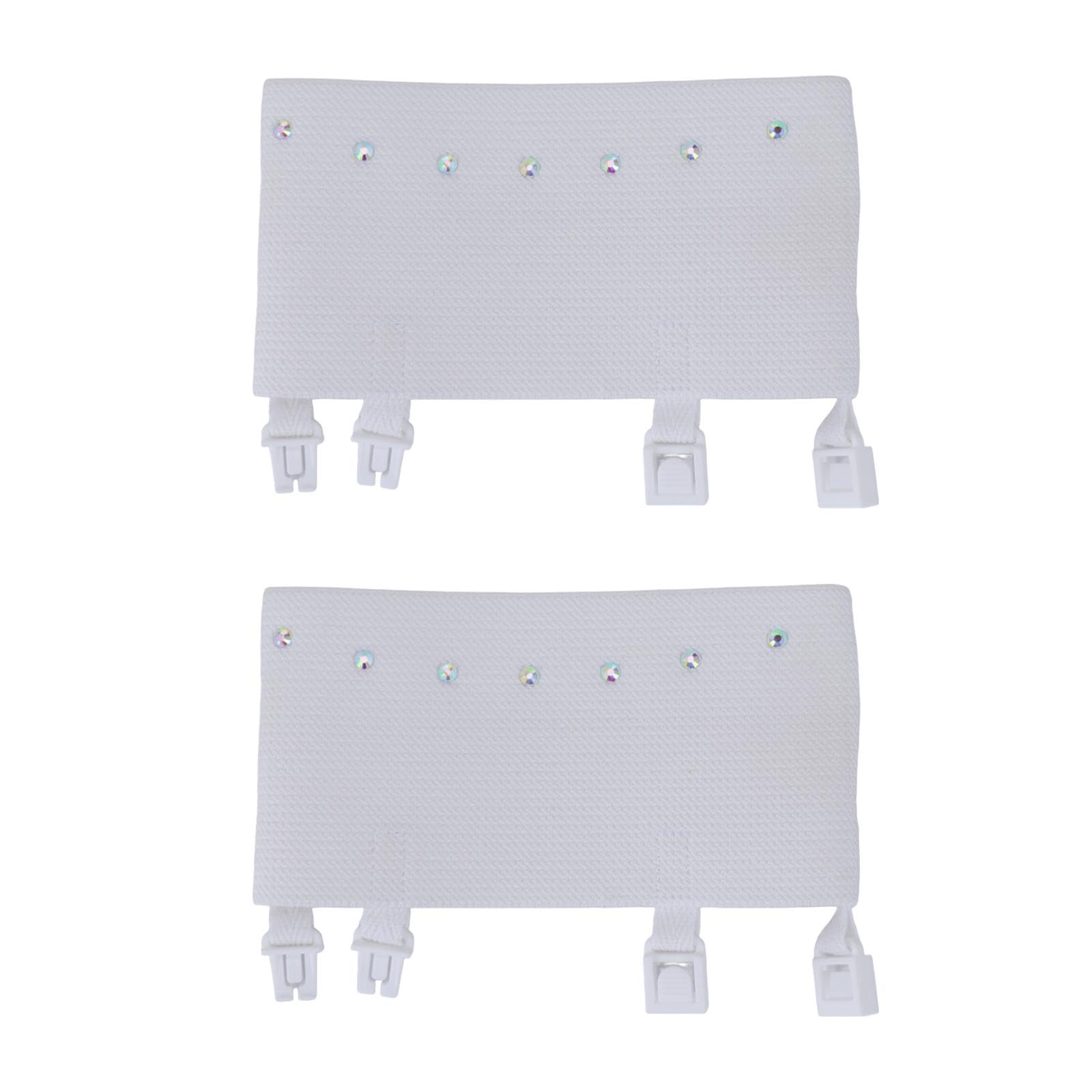 Fenteer Elastic Covers for Ice Skate Boots, Sleeve for Skating, White Size S