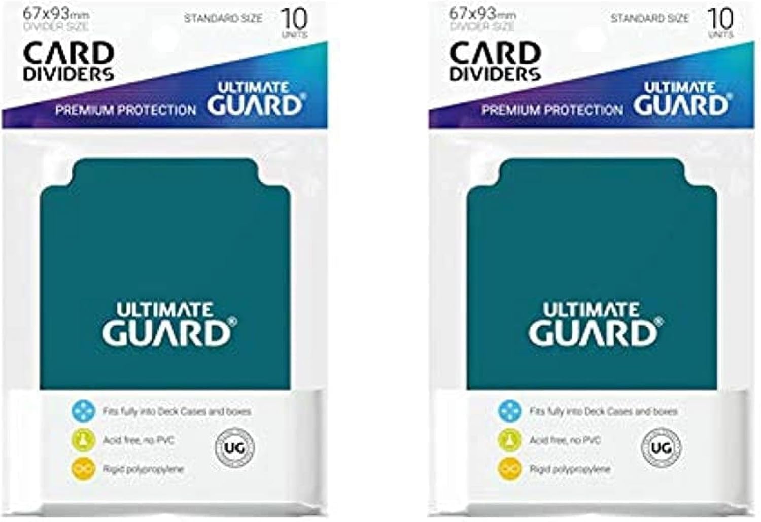 2 Packs Ultimate Guard Petrol Card Dividers (10) Standard Size Individual Pack