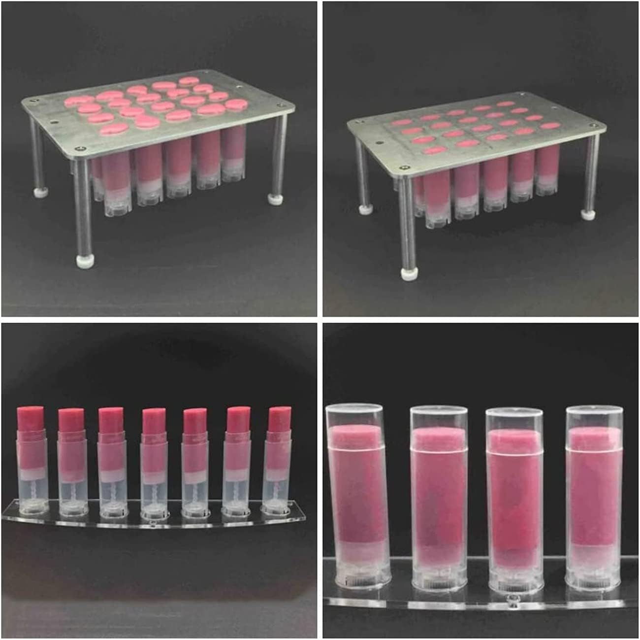 Healthcom 50 Pieces 5ml 5g Clear Empty Deodorant Containers Oval Lip Balm Tubes Twist-up Filling Stick Refillable Plastic Deodorant Tube Cosmetic Deodorant Bottles for DIY Homemade Lipstick Crayon Chapstick : Beauty & Personal Care