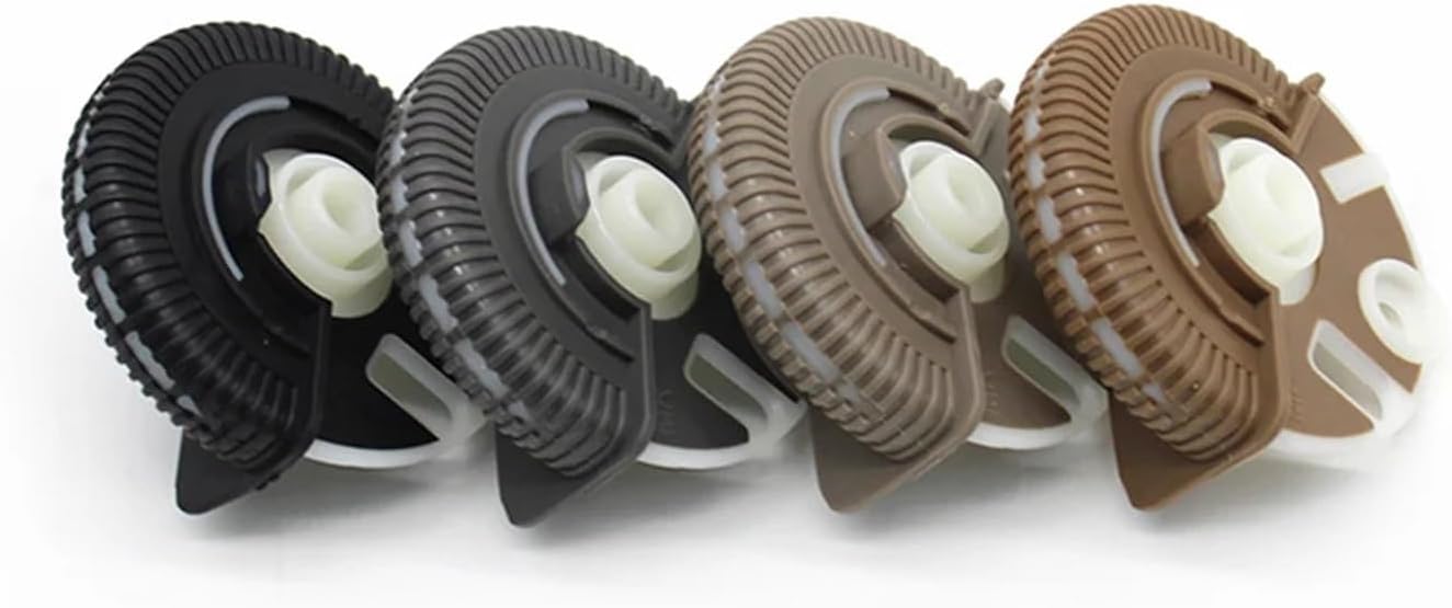 2PCS Front Rear Air Conditioning Control Roller AC Vent Base Rolling Wheel Compatible for Benz E Class W211 E200 E300 E230 E260 E280(Dark Yellow L R 2PCS)