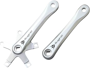 Amazon | Sugino(スギノ) Mighty Tour クランクセット AA/色/SIL/仕様