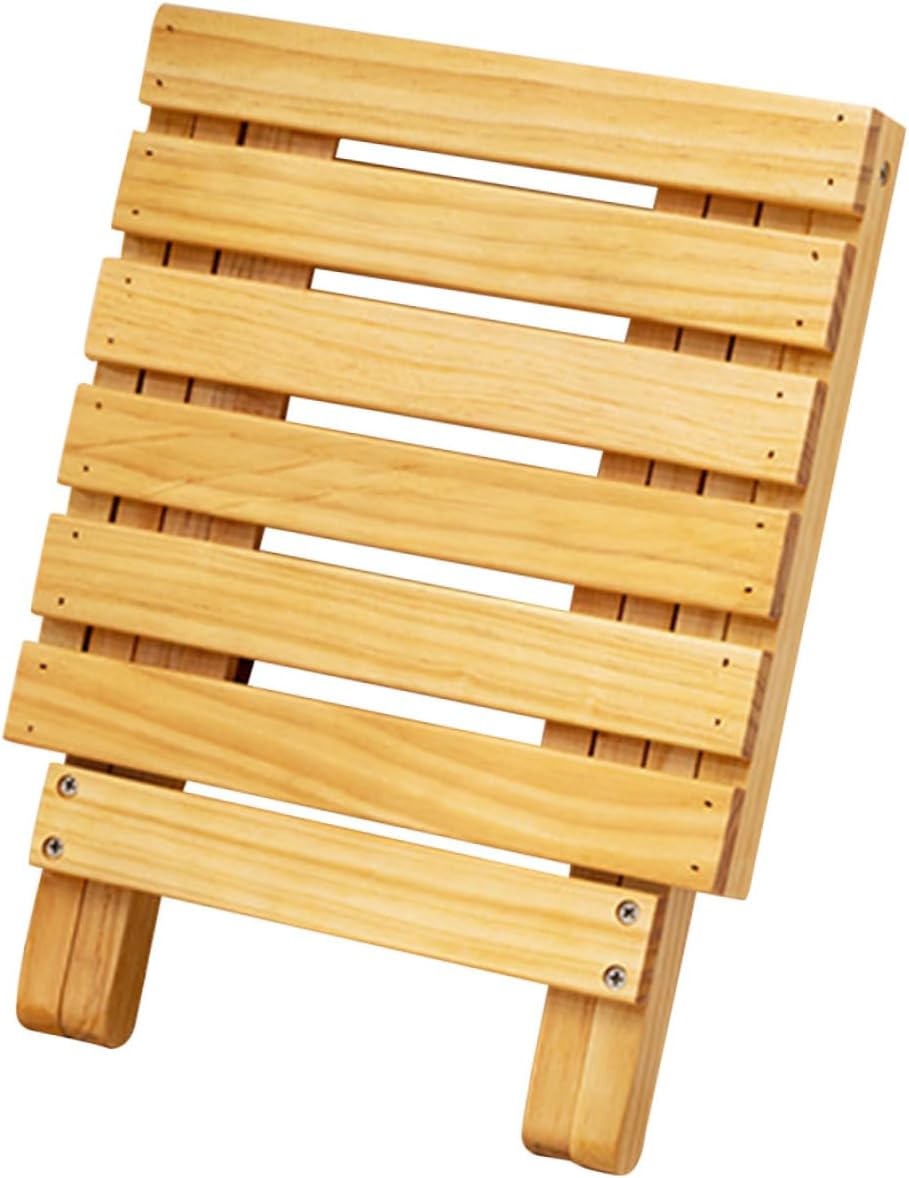 Portable Wooden Folding Table Outdoor Small Picnic Rv Furniture Sturdy Side Table Stool