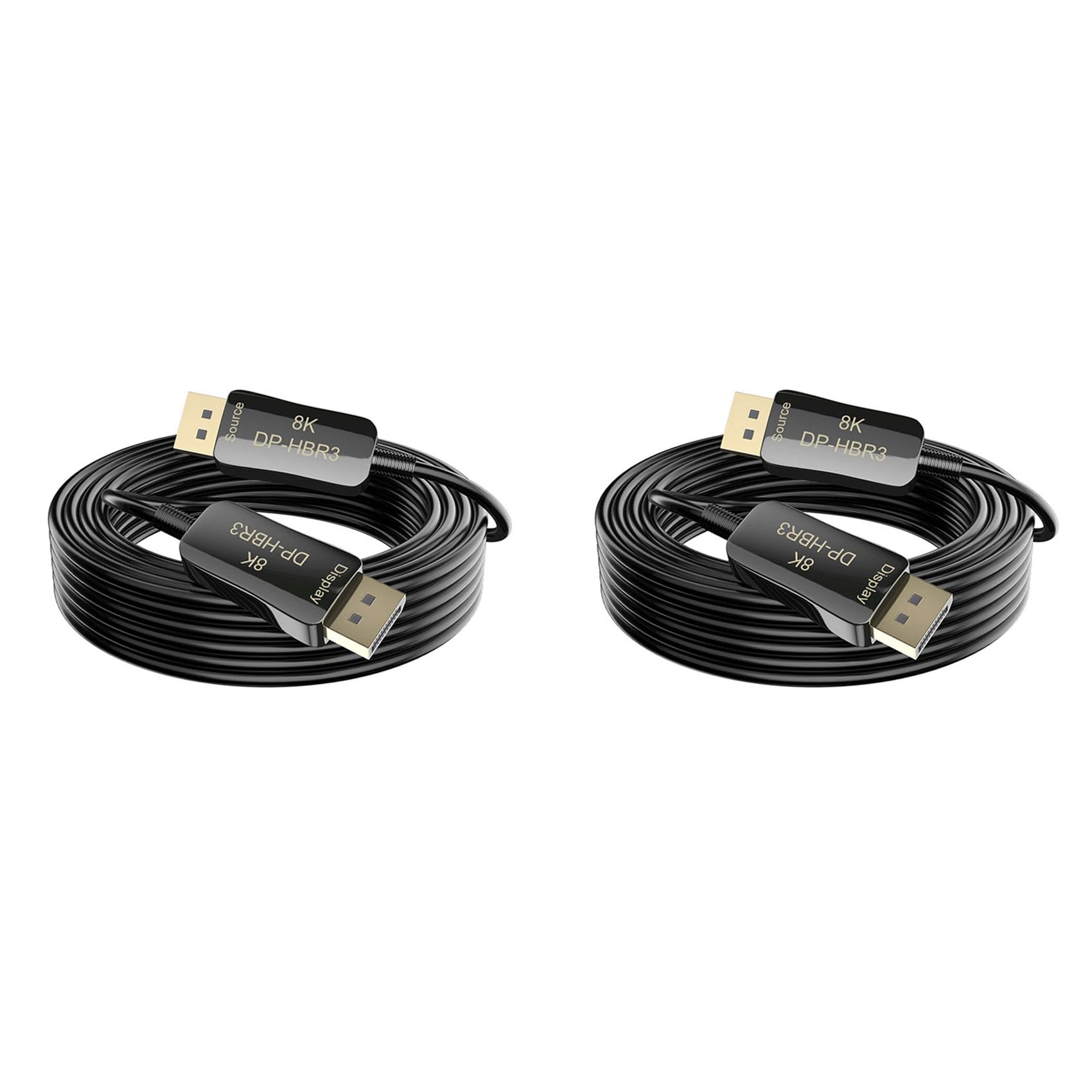 2X DisplayPort DP1.4 Nel Fibra Ottica 20M / 65.6Ft 8K Ultra HD Ad Alta Velocità DP Un DP 1.4 1.2 Display Port per PC Monitor / 4