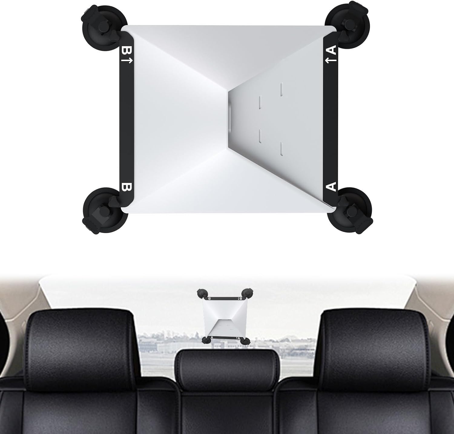 Suction Cup Mount Compatible with Starlink Mini, Car Sunroof & Window Mounting Kit, Strong Grip for RVs, Boats & Road Trips