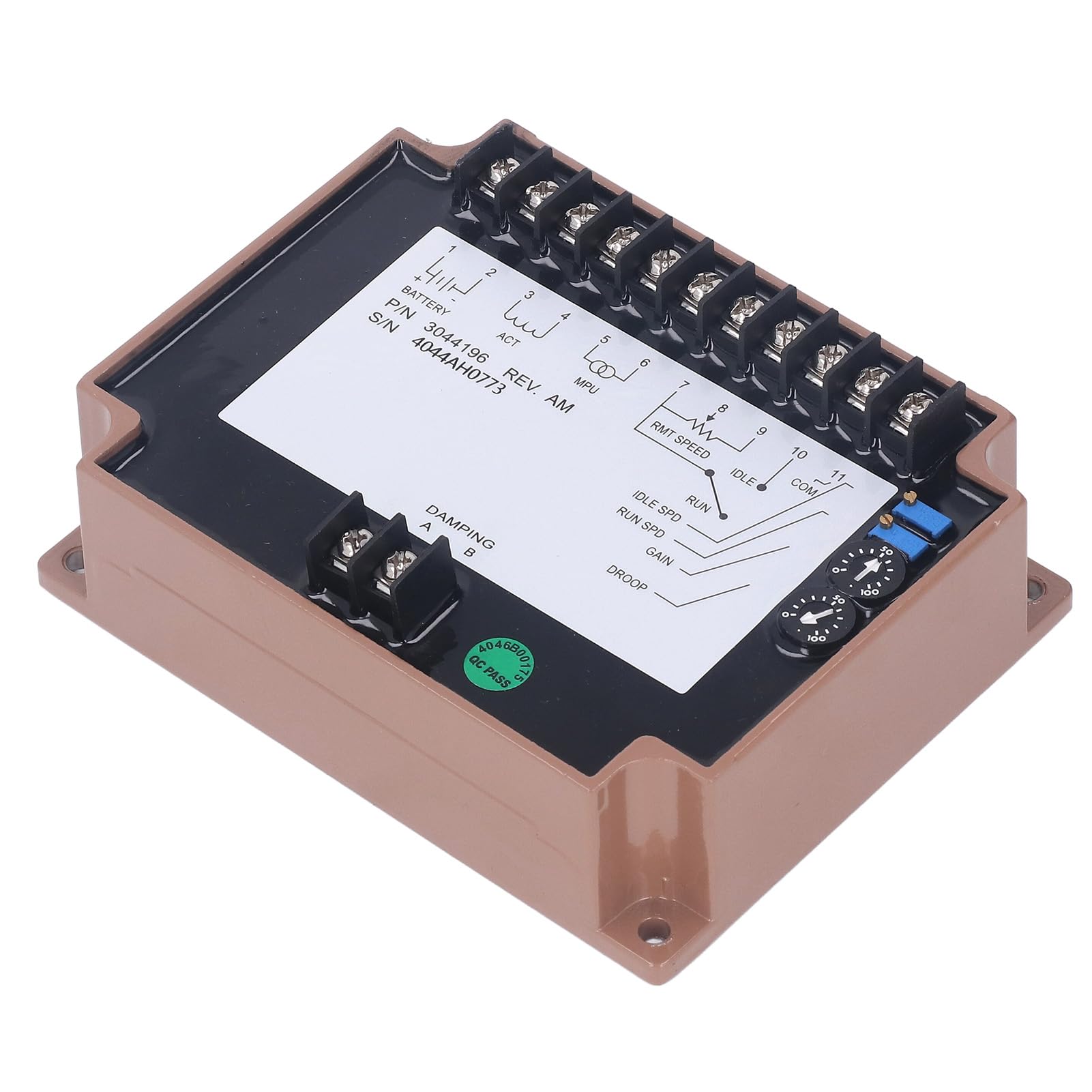 Controlador de Velocidad del Generador Electrónico Motores Gobernador Arranque Lento ralentí Control 12V 24 3044196