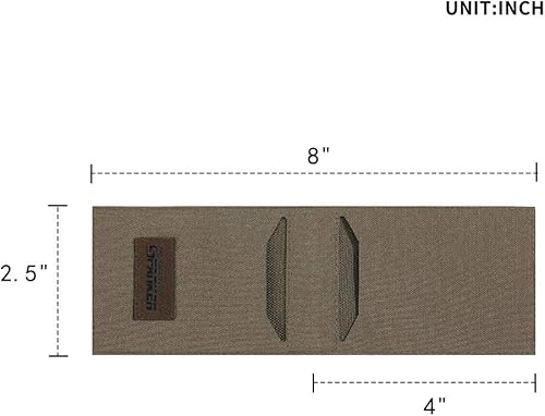 Miniatura 2 de EXCELLENT ELITE SPANKER Slim Slim Bifold Front Pocket Nylon Tarjetero Tarjeta de Crédito Tarjeta de Identificación Caso con 2 Ranuras para Tarjetas